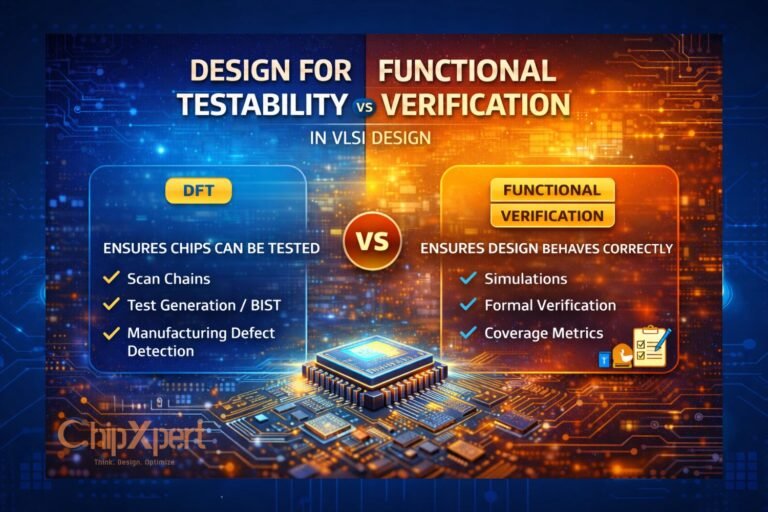Design for Testability vs Functional Verification